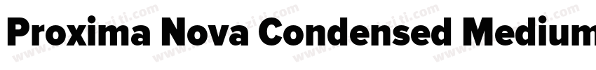 Proxima Nova Condensed Medium字体转换